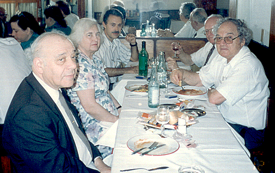 Karle & Hauptman during the XIII Iberoamerican Meeting of Crystallography, Montevideo, 1994