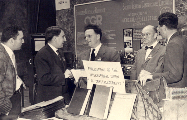 The first meeting of the IUCr held in Madrid in 1956