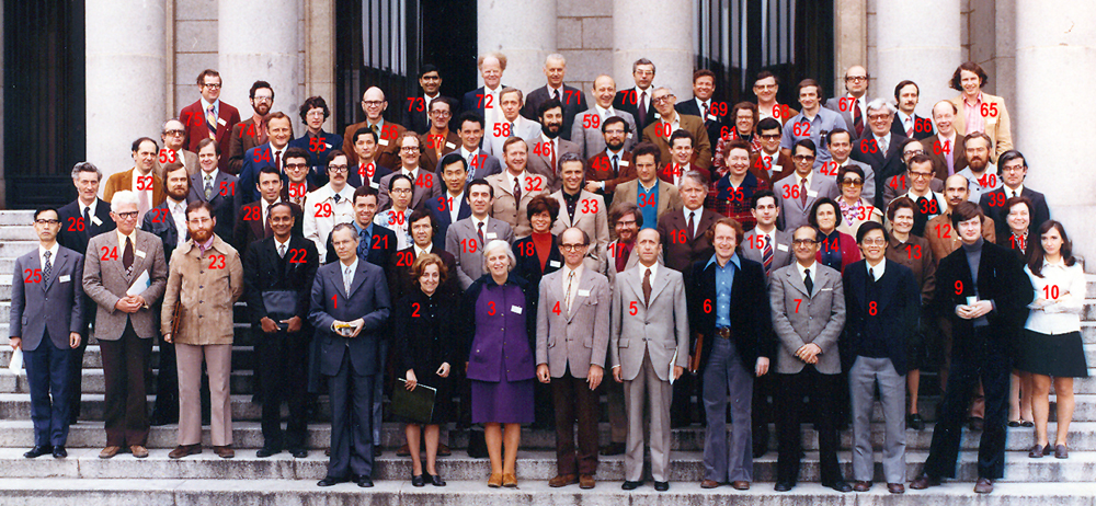 Get a higher resolution copy of this photograph: the Anomalous Scattering Meeting, Madrid (1974)